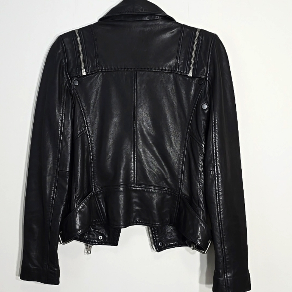 Allsaints Leather Jacket - Picture 3 of 11
